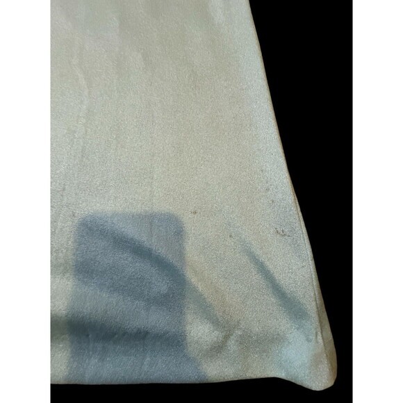 VTG Glam Disco Dress Maxi V Neck Fairy Angel Pastel Blue 60s 70s Union Made 12 - Picture 13 of 16